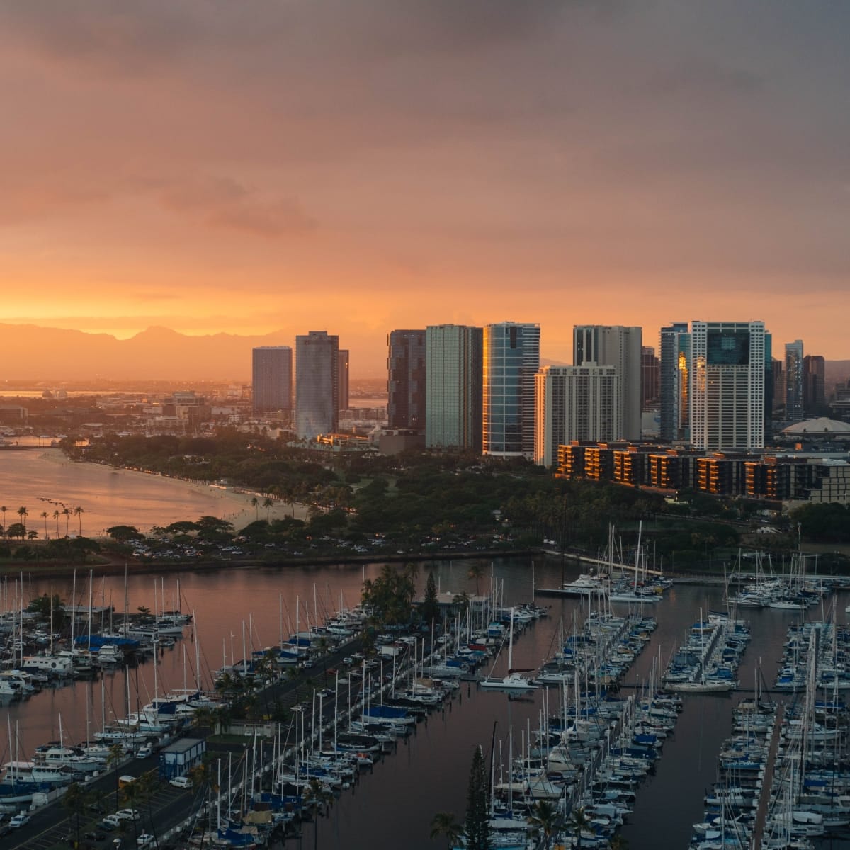 City at Sunset